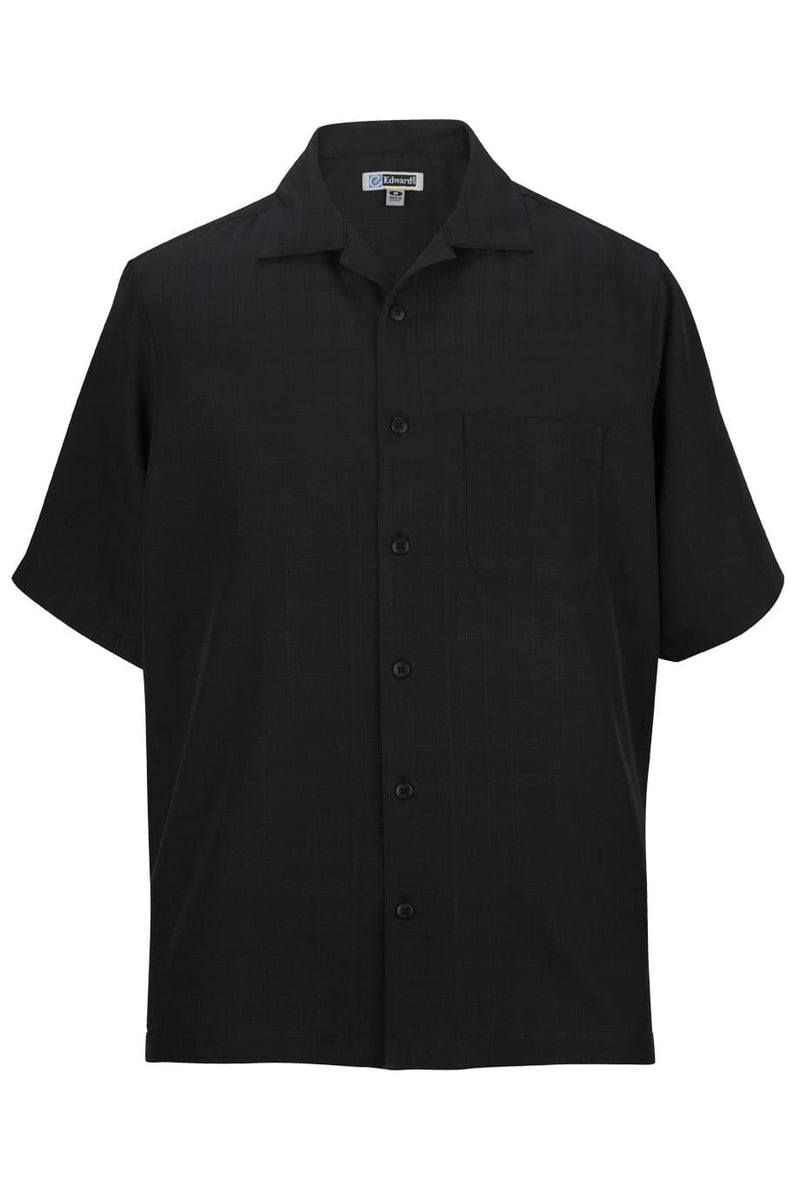 EDWARDS JACQUARD BATISTE CAMP SHIRT