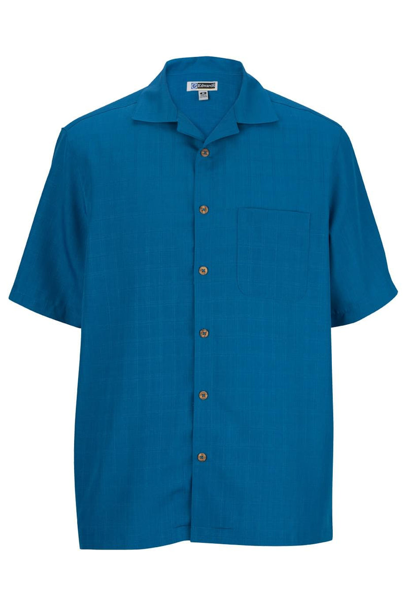 EDWARDS JACQUARD BATISTE CAMP SHIRT