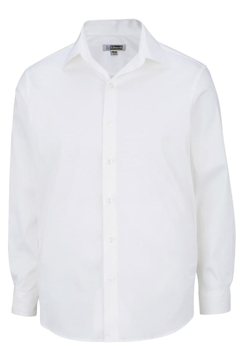 EDWARDS STRETCH BROADCLOTH LONG SLEEVE MENS SHIRT