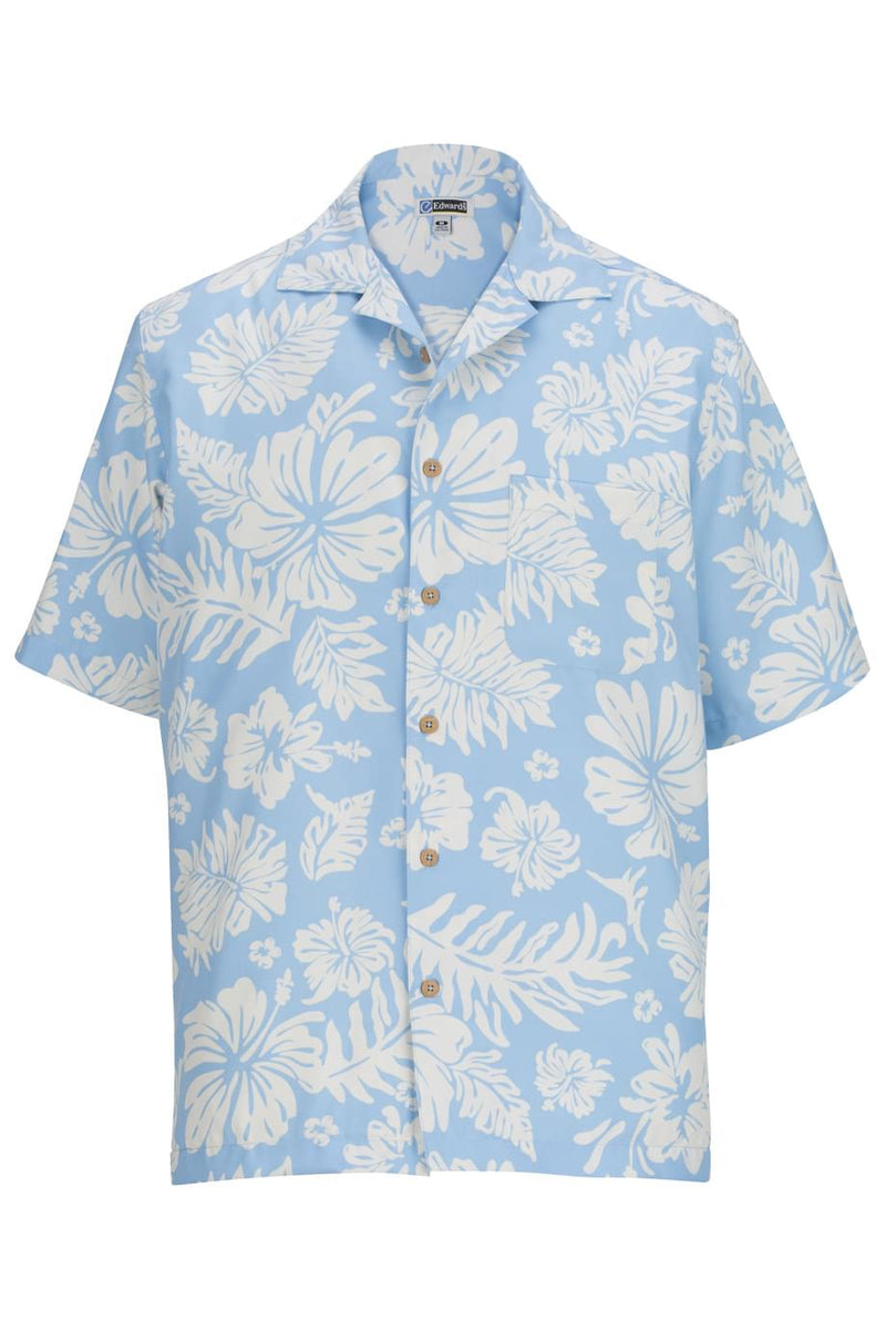 EDWARDS HIBISCUS 2-COLOR CAMP SHIRT