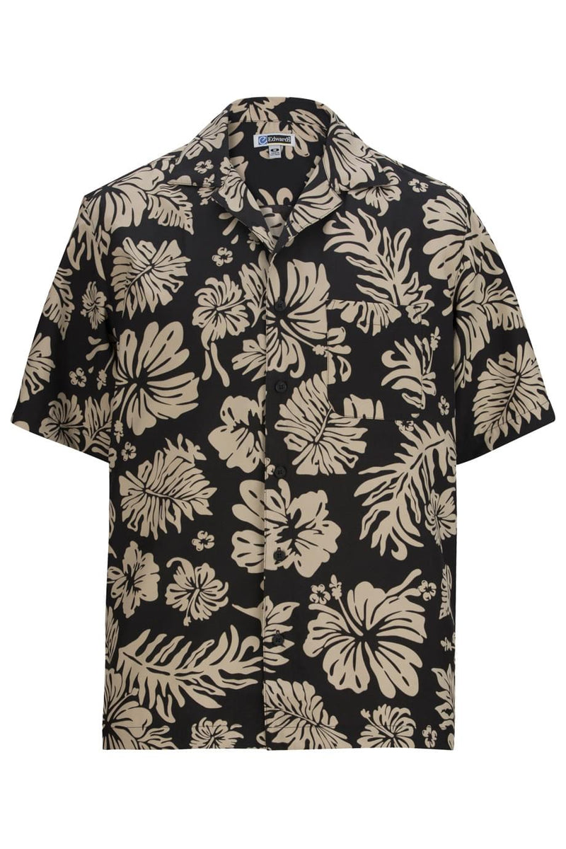 EDWARDS HIBISCUS 2-COLOR CAMP SHIRT