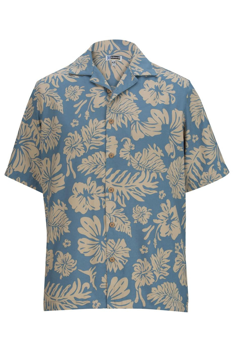 EDWARDS HIBISCUS 2-COLOR CAMP SHIRT