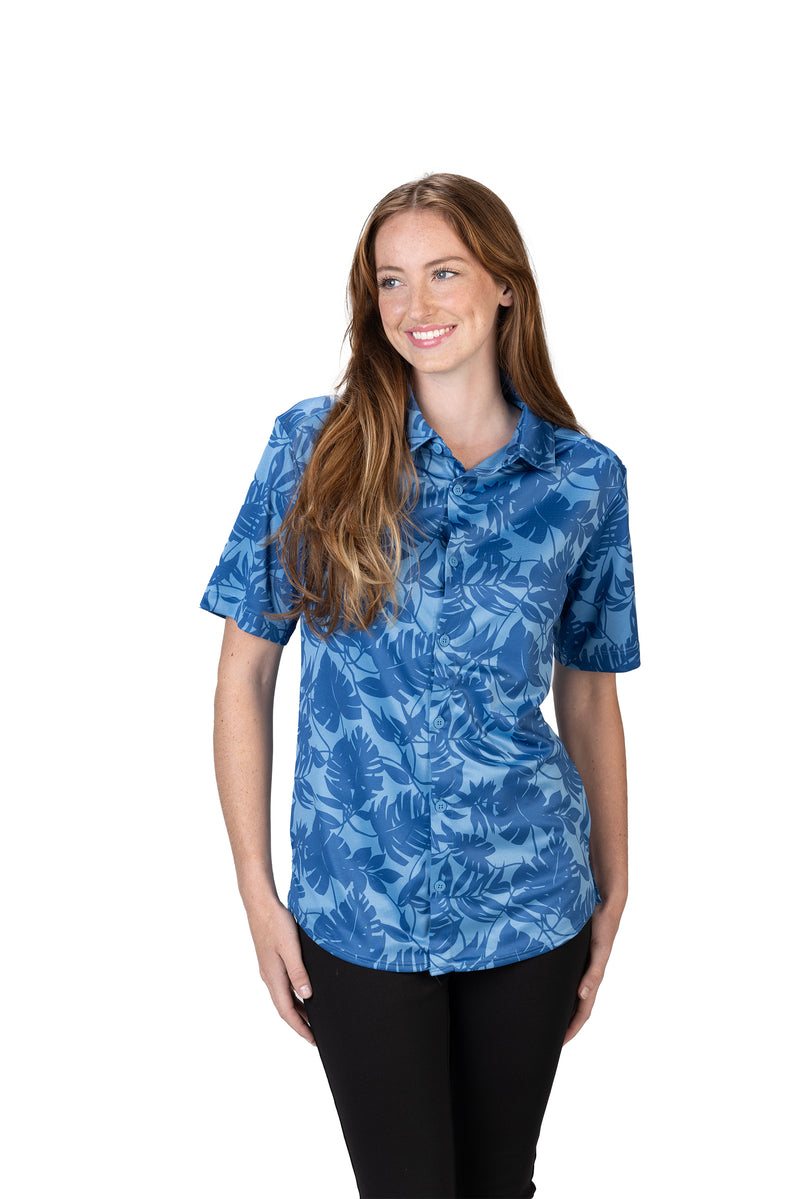 EDWARDS MINI PIQUE UNISEX CAMP SHIRT