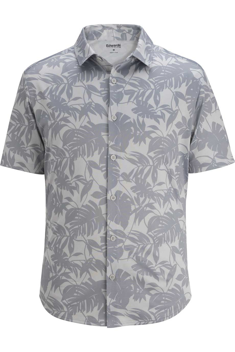 EDWARDS MINI PIQUE UNISEX CAMP SHIRT