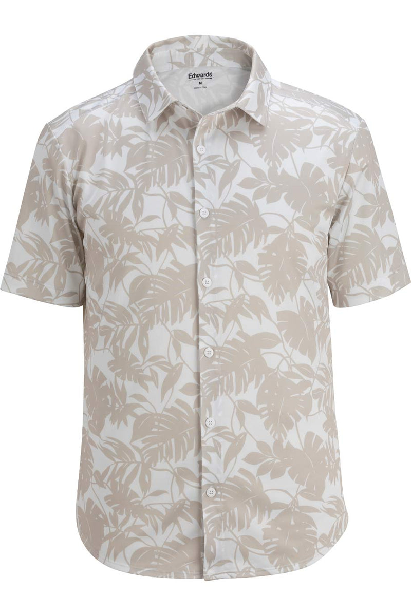 EDWARDS MINI PIQUE UNISEX CAMP SHIRT