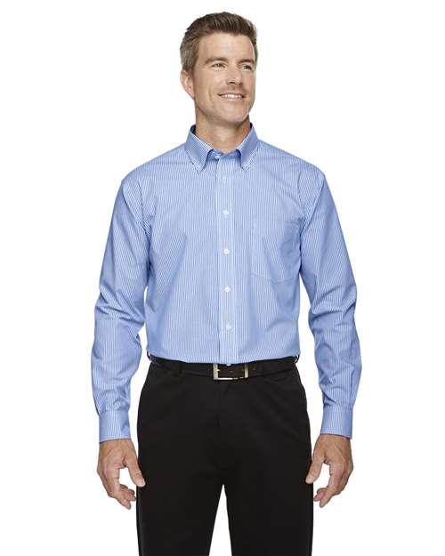 Men's Crown Collection® Banker Stripe Woven Dress Shirt