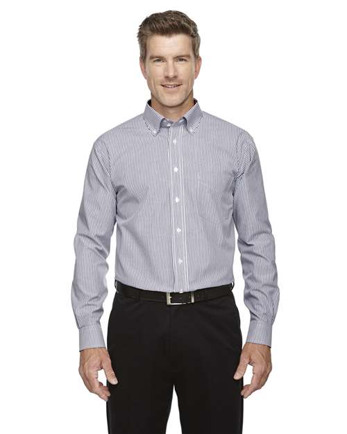 Men's Crown Collection® Banker Stripe Woven Dress Shirt
