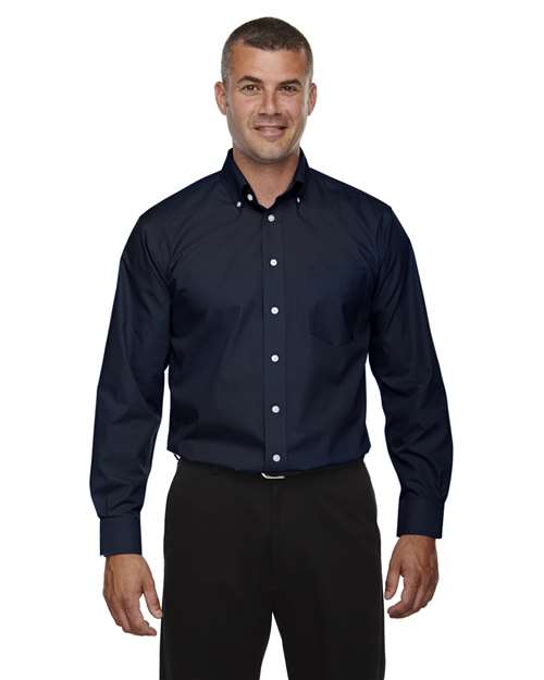 Men's Tall Crown Collection® Broadcloth Woven Dress Shirt