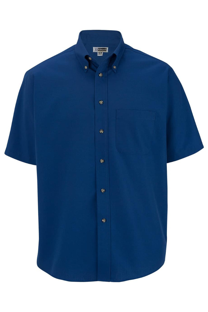 EDWARDS EASY CARE POPLIN SHORT SLEEVE MENS SHIRT