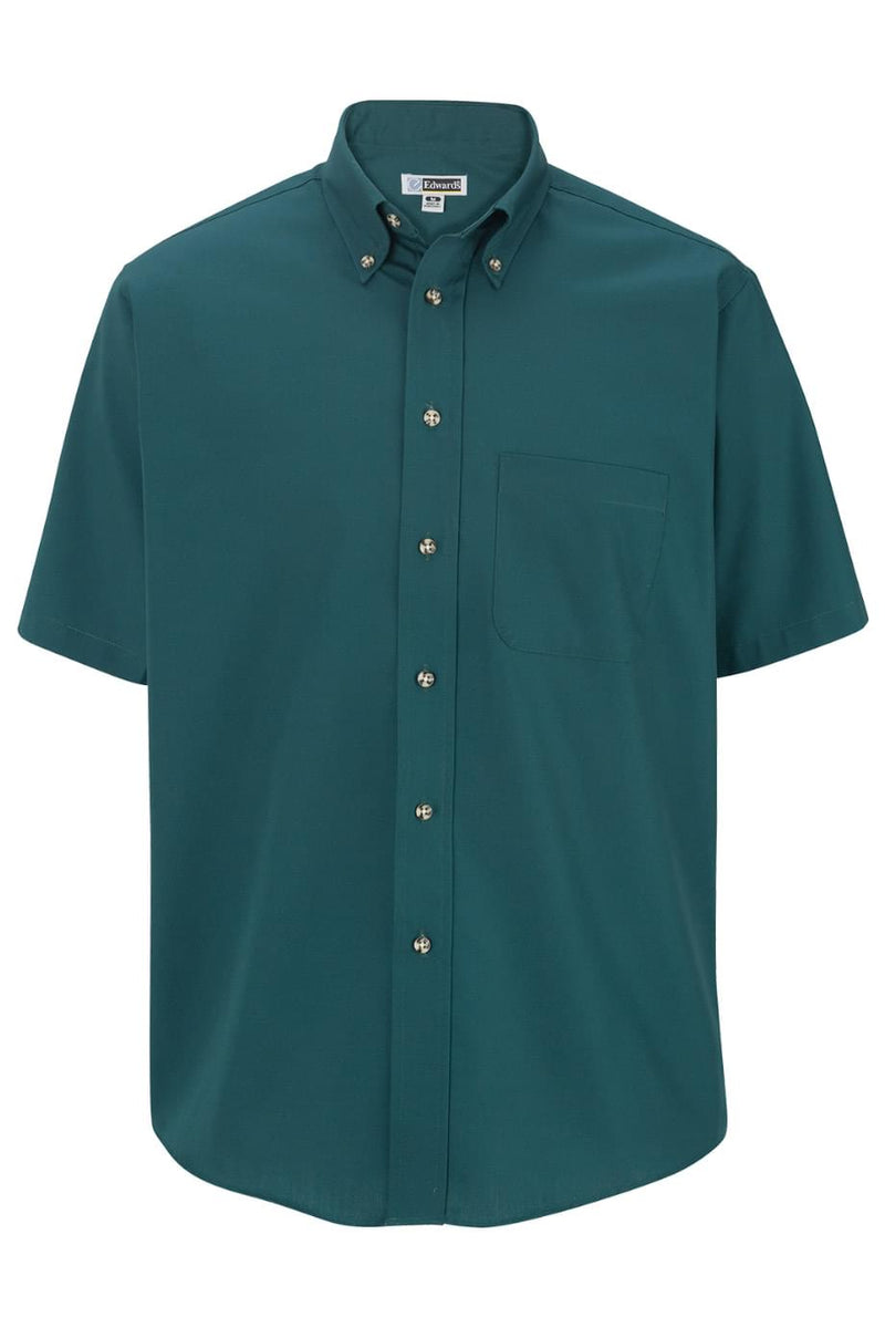 EDWARDS EASY CARE POPLIN SHORT SLEEVE MENS SHIRT