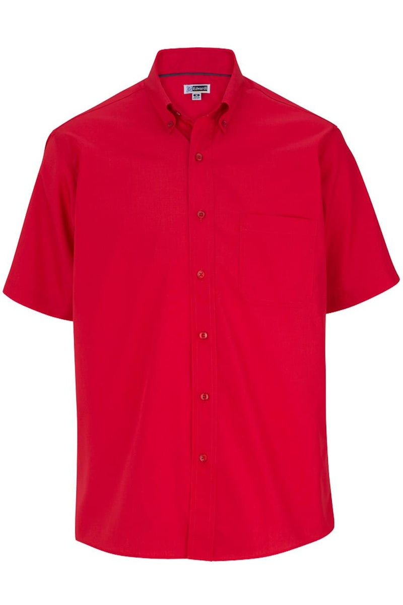 EDWARDS LIGHTWEIGHT POPLIN SHORT SLEEVE MENS SHIRT