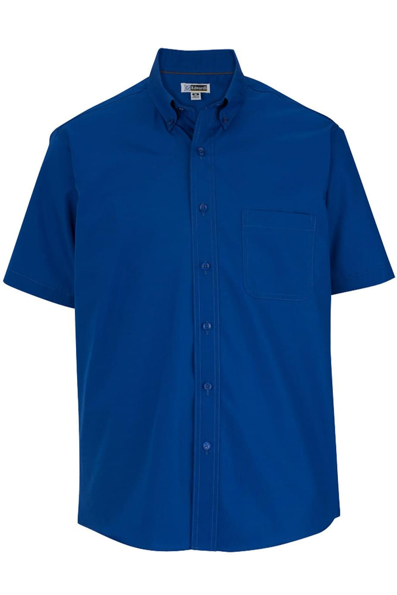 EDWARDS LIGHTWEIGHT POPLIN SHORT SLEEVE MENS SHIRT