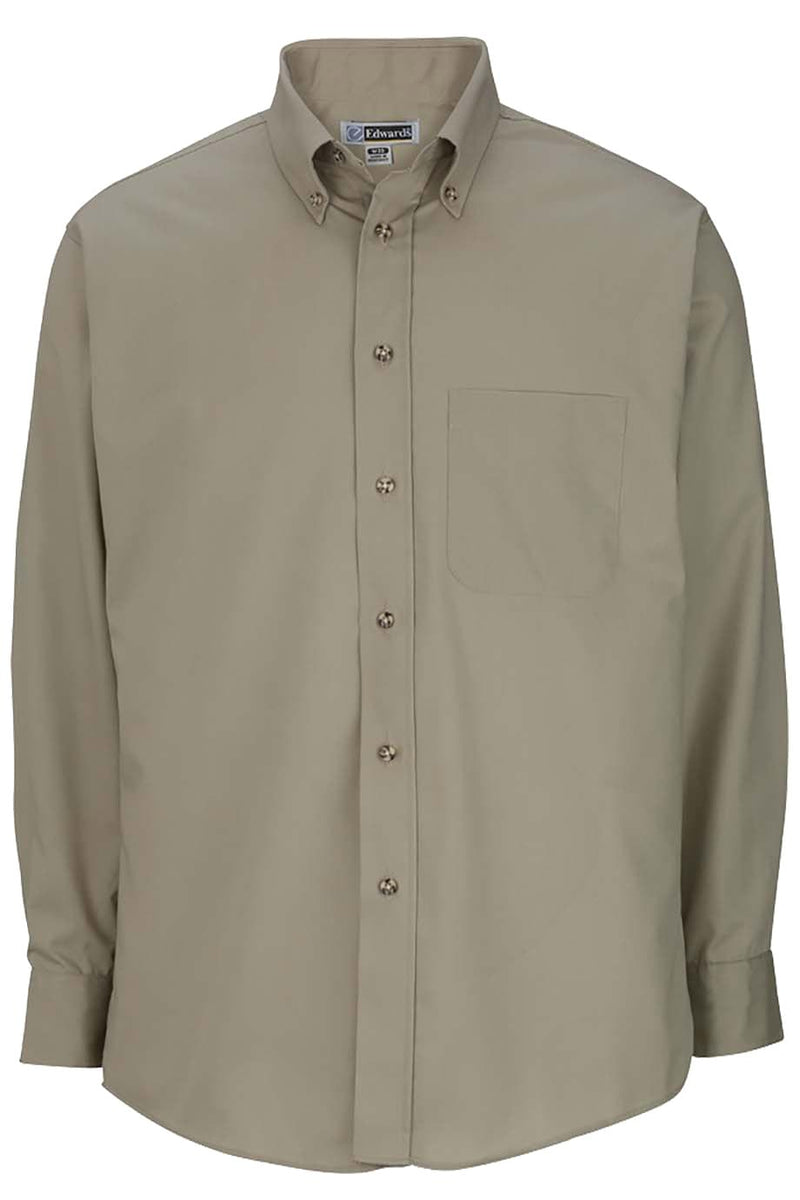 EDWARDS EASY CARE POPLIN LONG SLEEVE MENS SHIRT