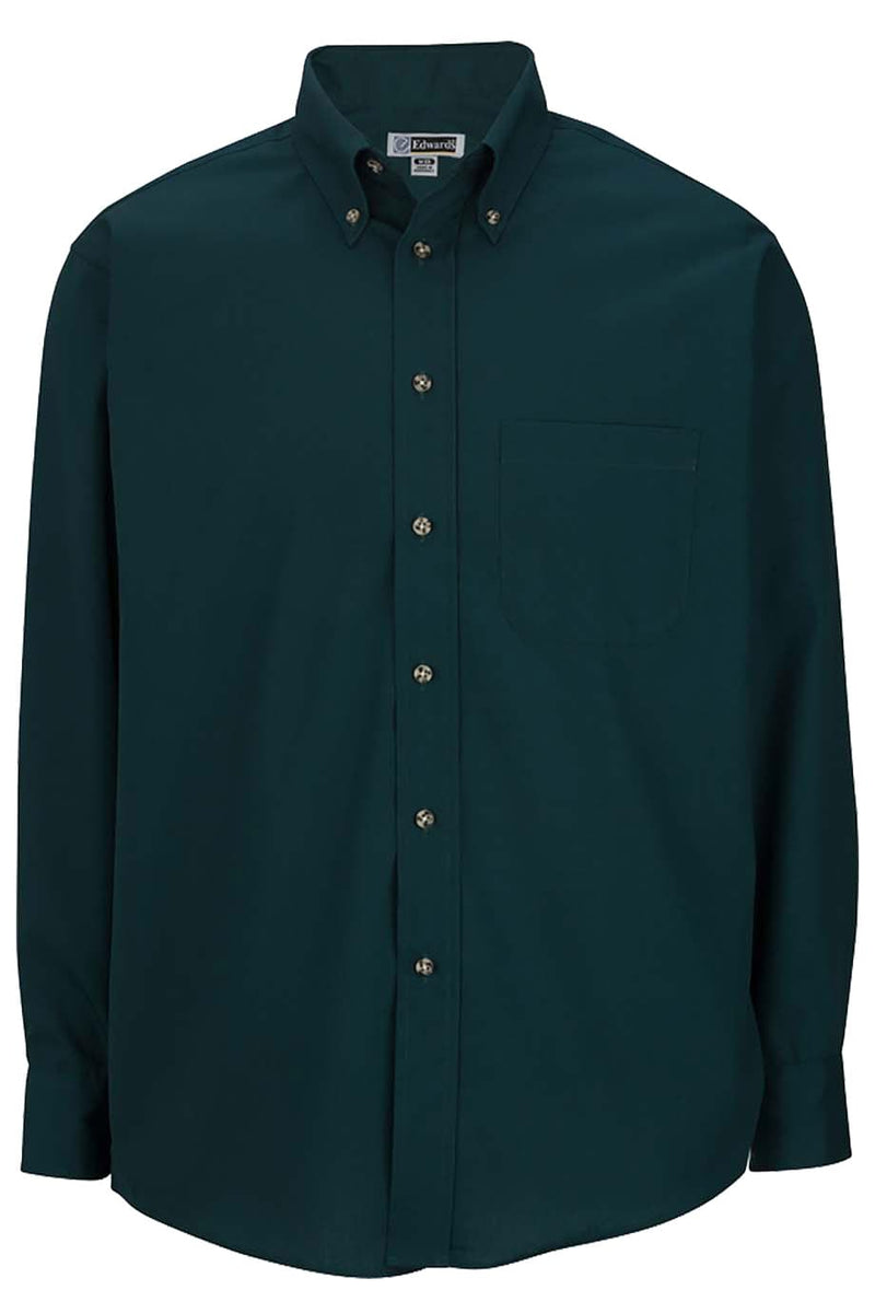 EDWARDS EASY CARE POPLIN LONG SLEEVE MENS SHIRT