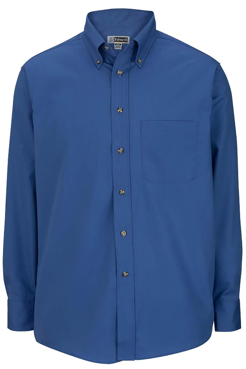 EDWARDS EASY CARE POPLIN LONG SLEEVE MENS SHIRT