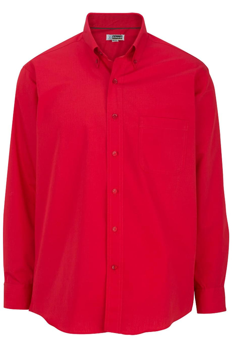 EDWARDS LIGHTWEIGHT POPLIN LONG SLEEVE MENS SHIRT