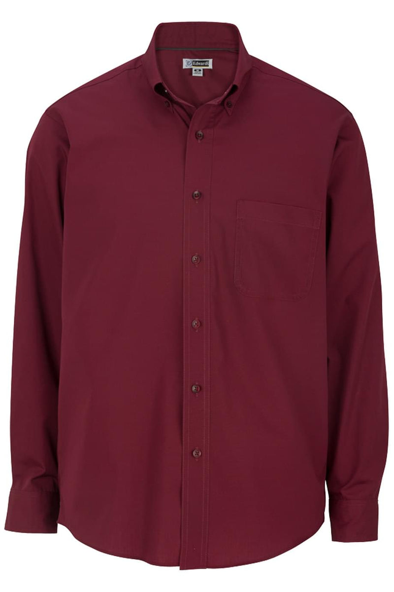 EDWARDS LIGHTWEIGHT POPLIN LONG SLEEVE MENS SHIRT