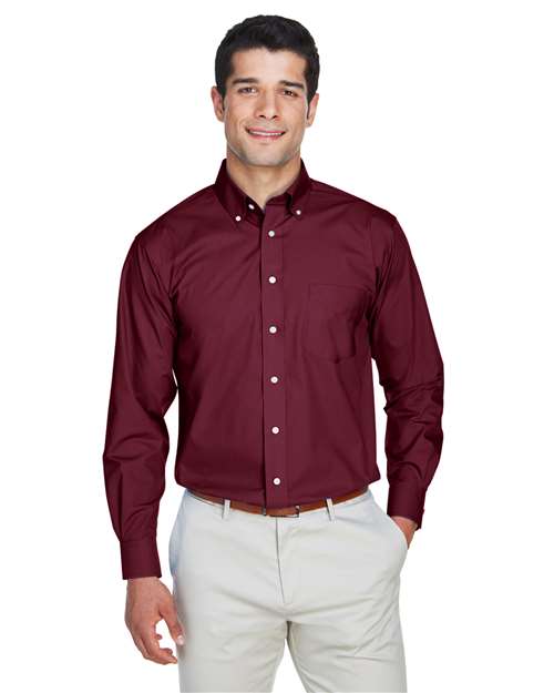 Men's Crown Collection® Broadcloth Woven Dress Shirt