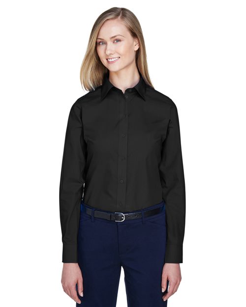 Women's Crown Collection® Broadcloth Woven Dress Shirt