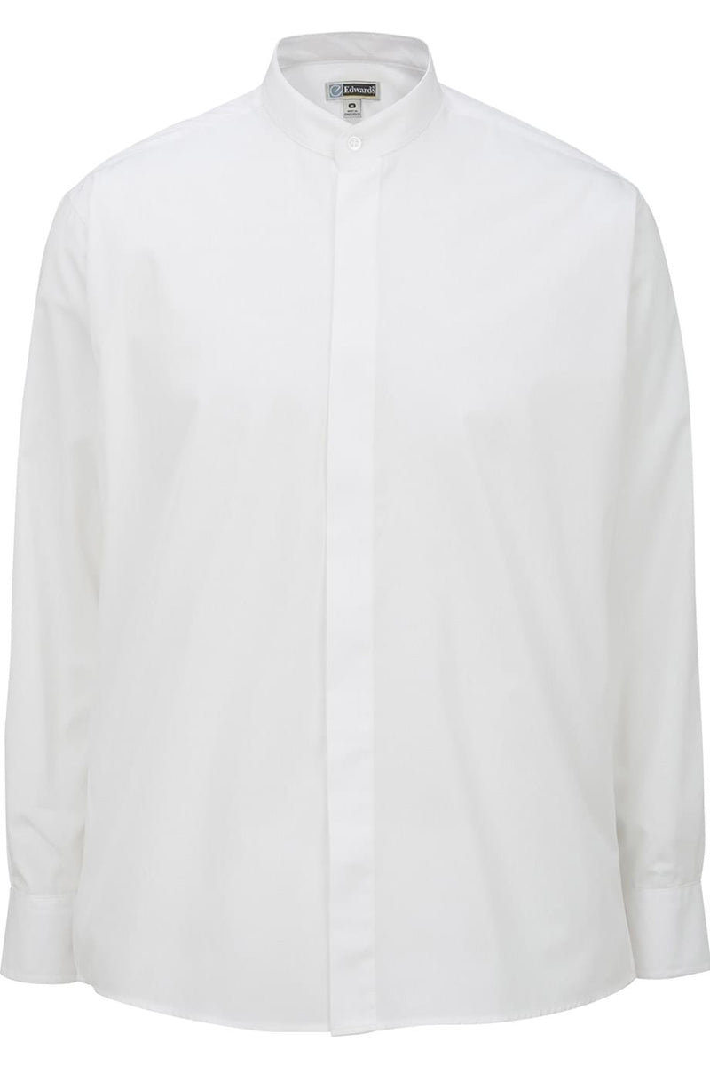 EDWARDS BANDED COLLAR MENS SHIRT
