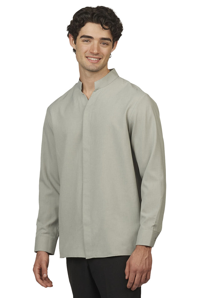 EDWARDS FLEXBATISTE STAND UP COLLAR LONG SLEEVE MENS SHIRT