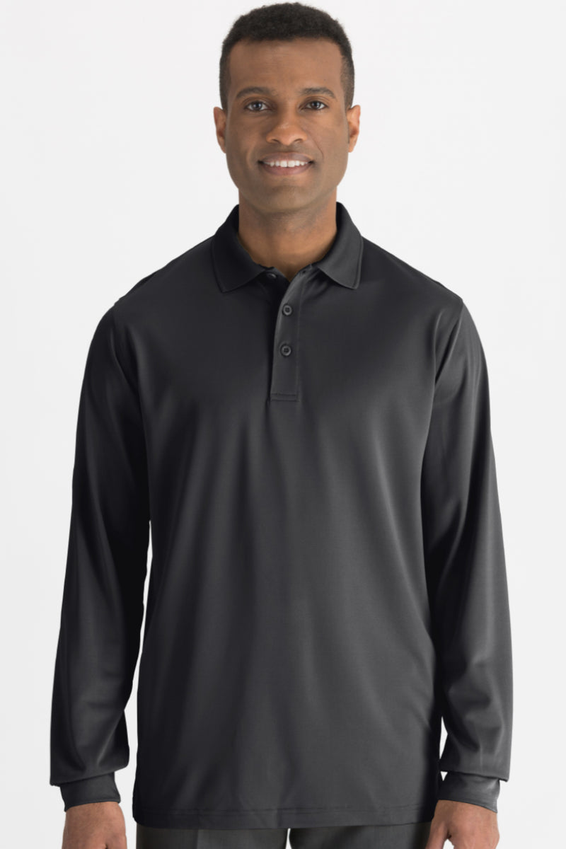 EDWARDS ULTIMATE+ UNISEX LONG SLEEVE POLO
