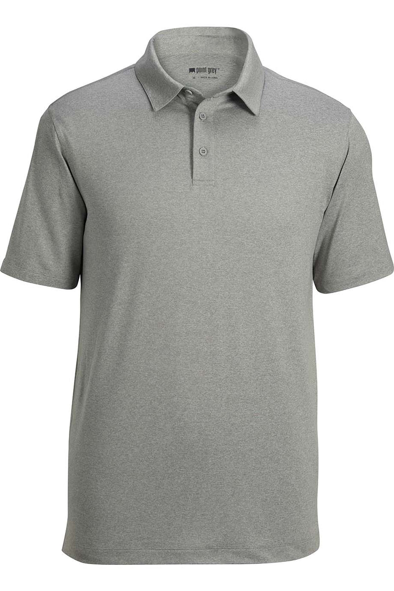 EDWARDS POINT GREY MENS POLO