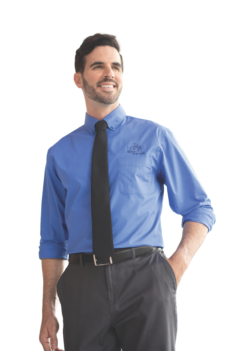 EDWARDS COMFORT STRETCH LONG SLEEVE MENS SHIRT