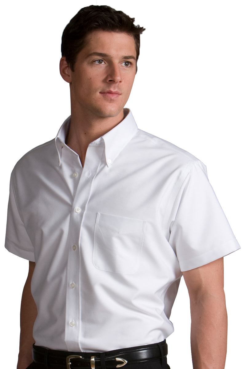 EDWARDS PINPOINT OXFORD SHORT SLEEVE MENS SHIRT