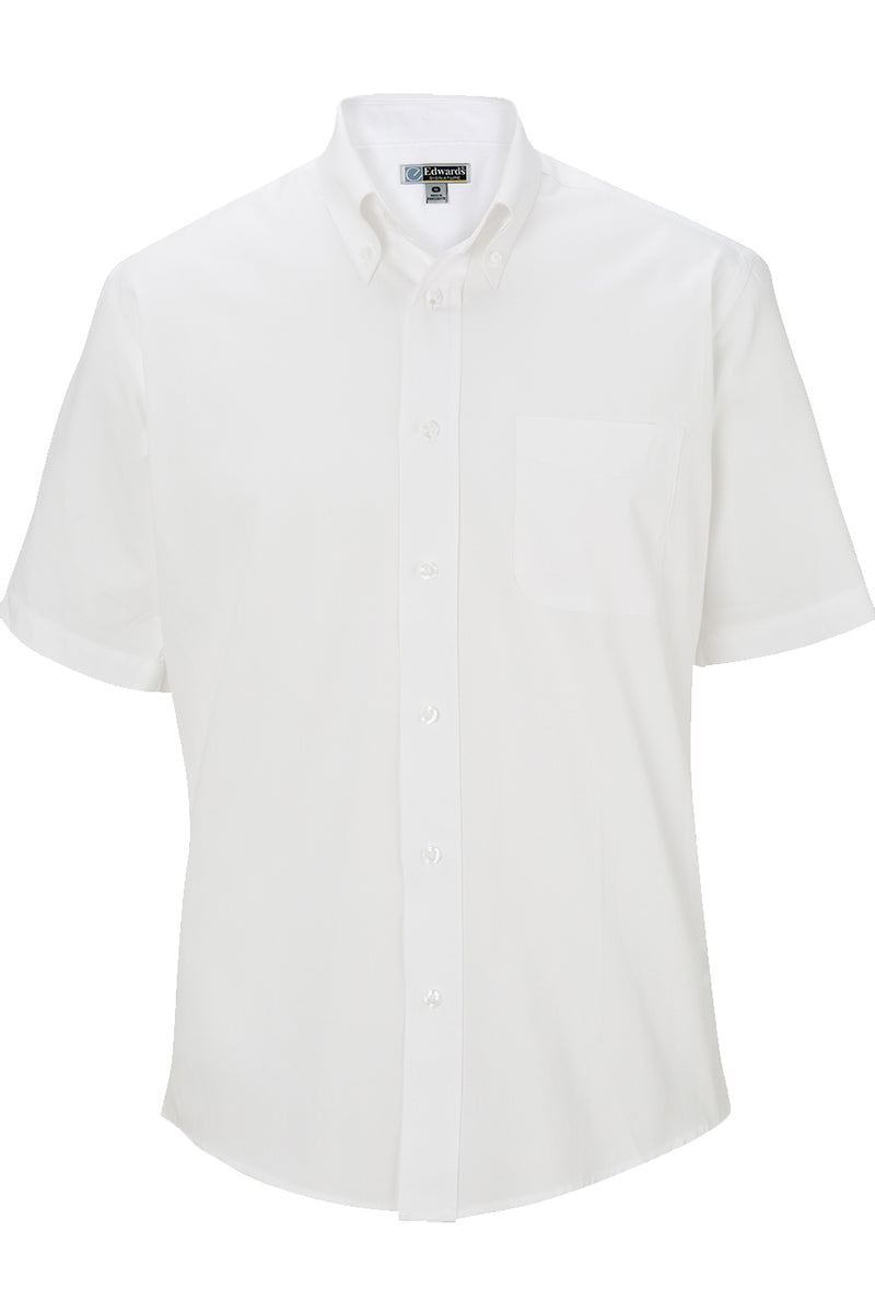 EDWARDS PINPOINT OXFORD SHORT SLEEVE MENS SHIRT