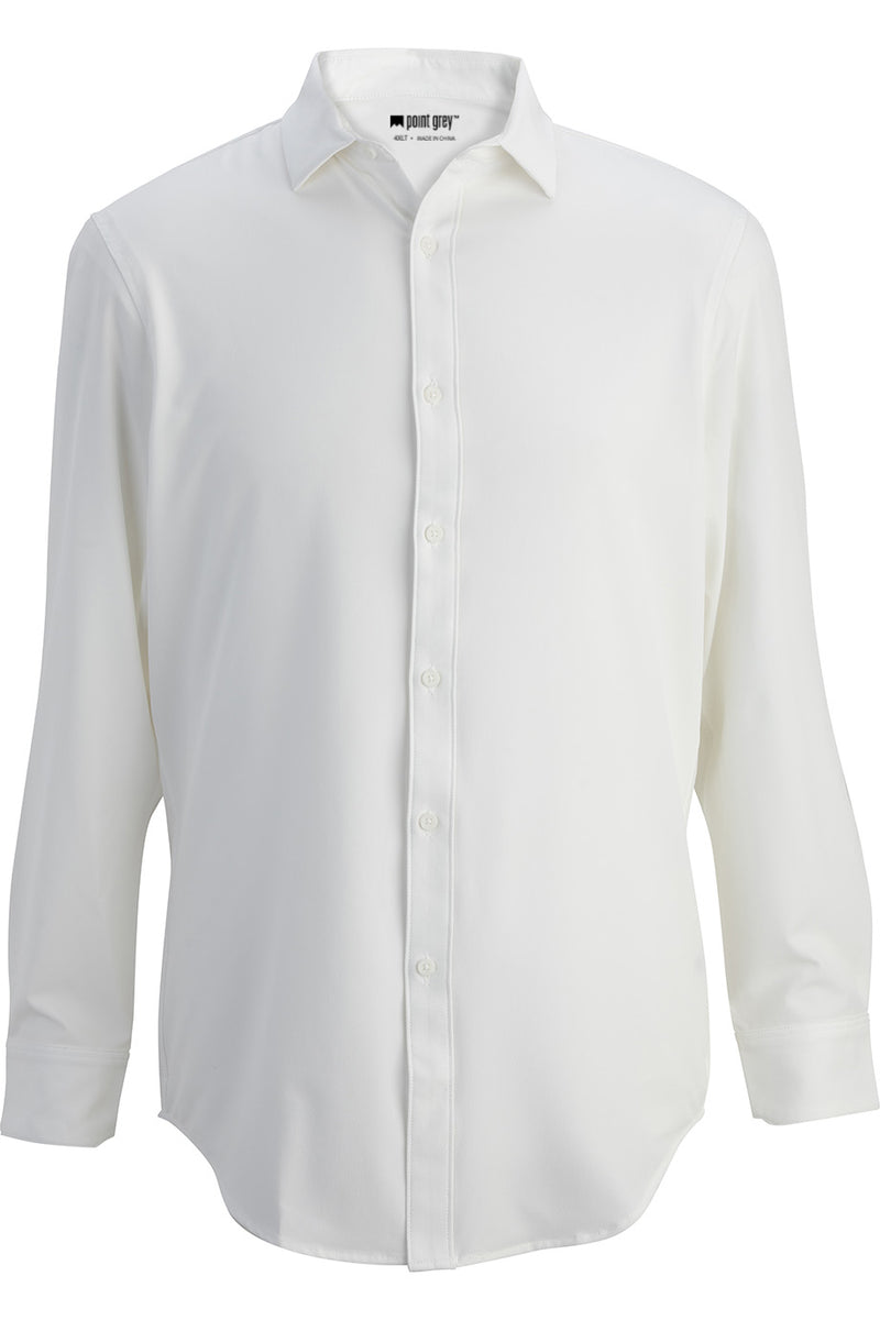 EDWARDS POINT GREY MENS DRESS SHIRT