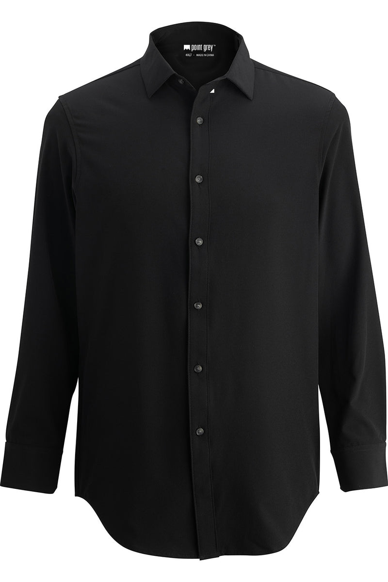 EDWARDS POINT GREY MENS DRESS SHIRT