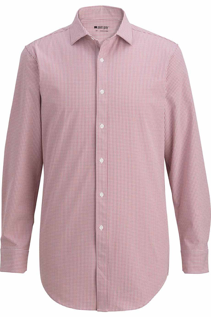 EDWARDS POINT GREY MENS DRESS SHIRT