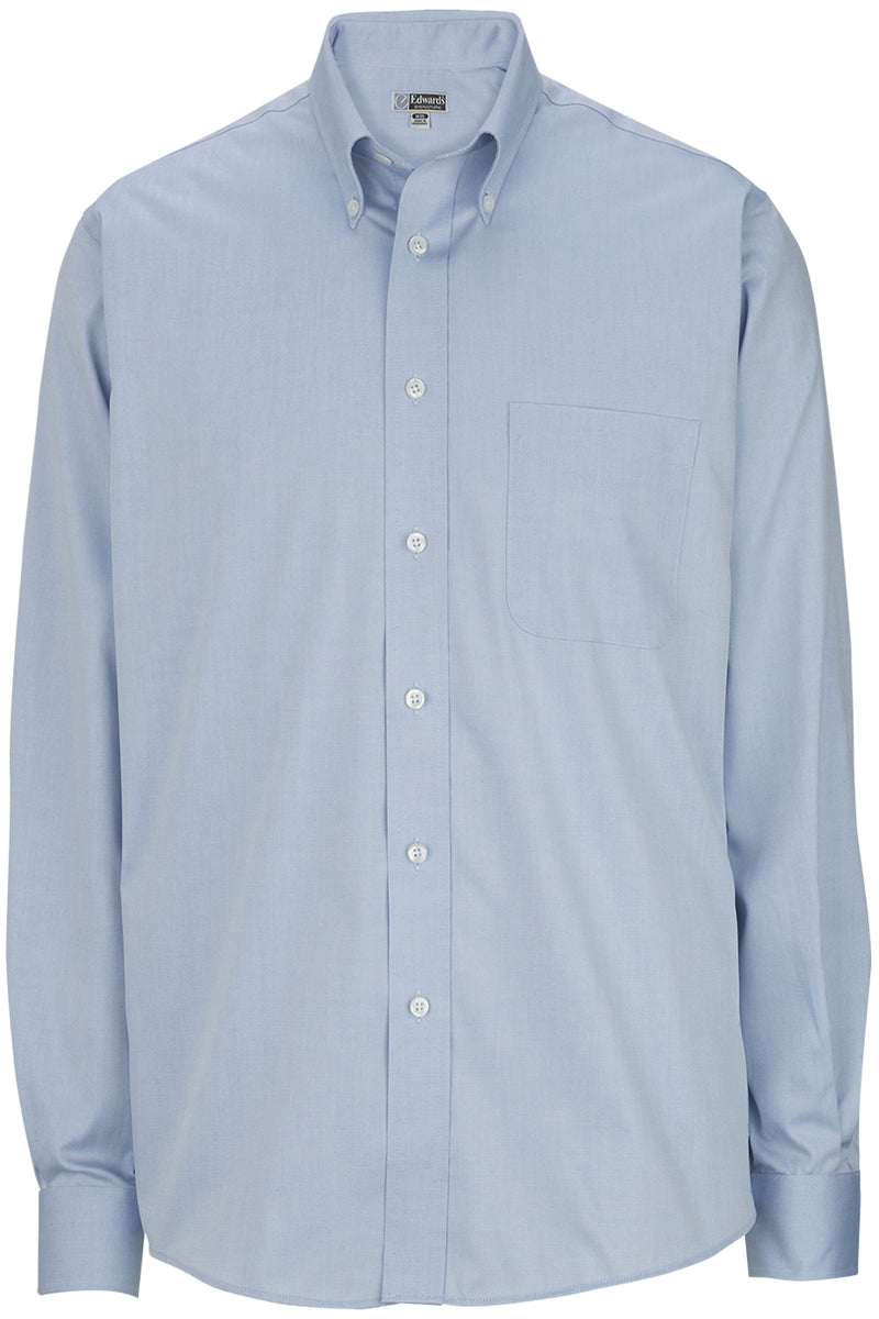 EDWARDS PINPOINT OXFORD LONG SLEEVE MENS SHIRT