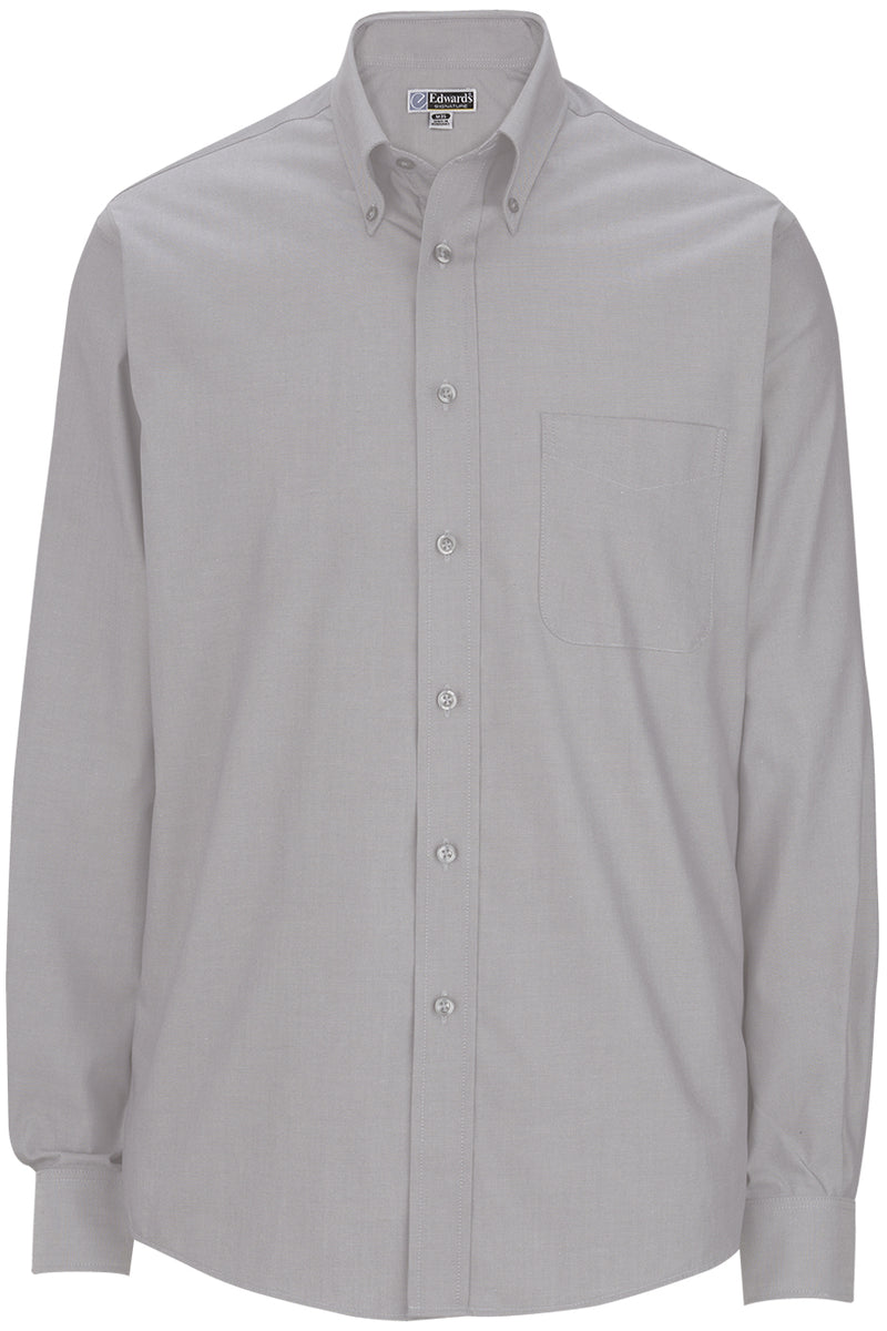 EDWARDS PINPOINT OXFORD LONG SLEEVE MENS SHIRT