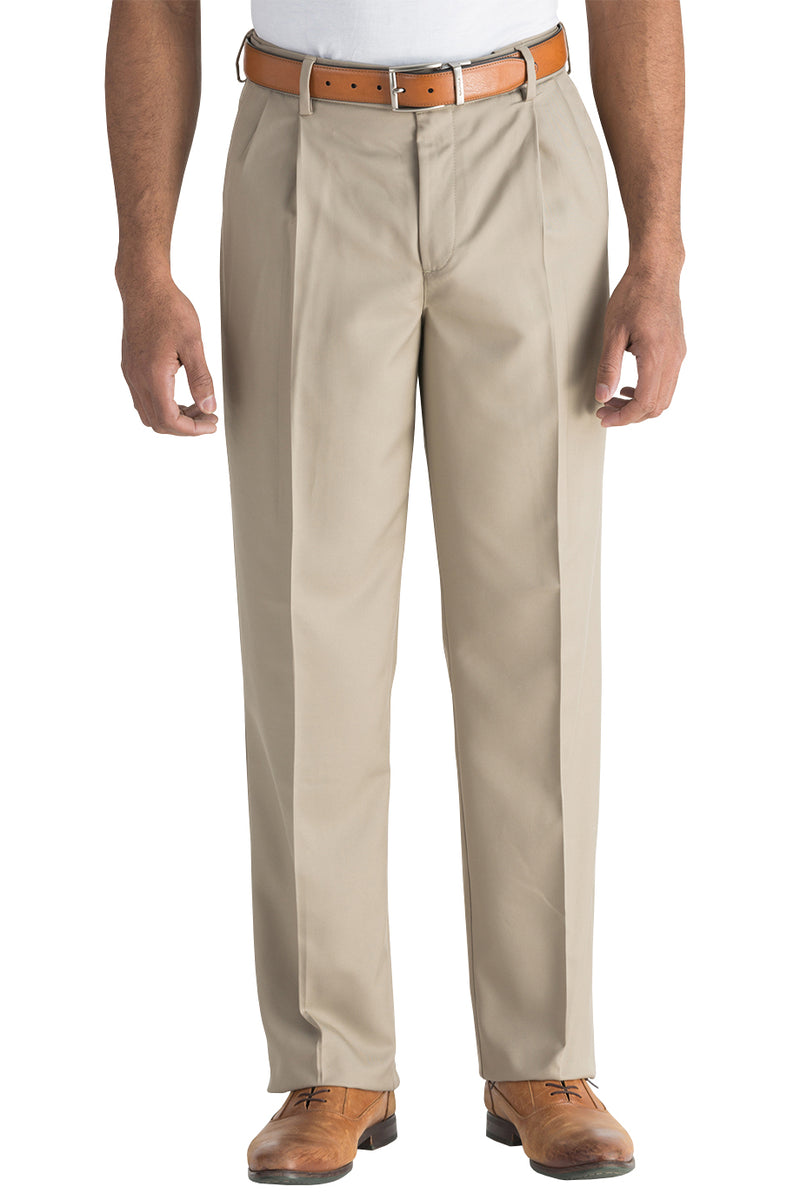 EDWARDS MICROFIBER MENS PLEATED PANTS