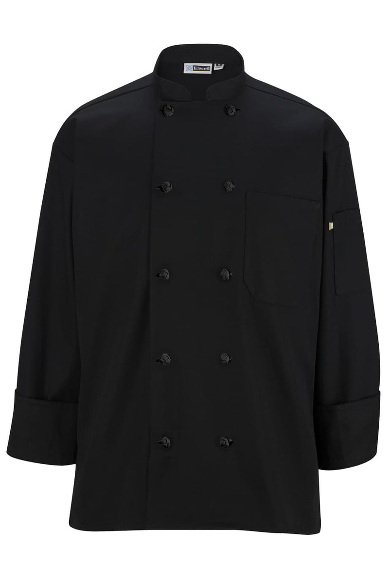 EDWARDS 10 KNOT BUTTON LONG SLEEVE CHEF COAT