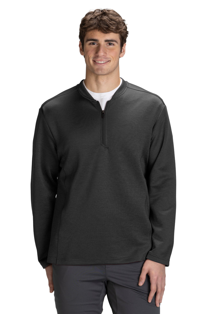 EDWARDS POINT GREY MENS QUARTER ZIP