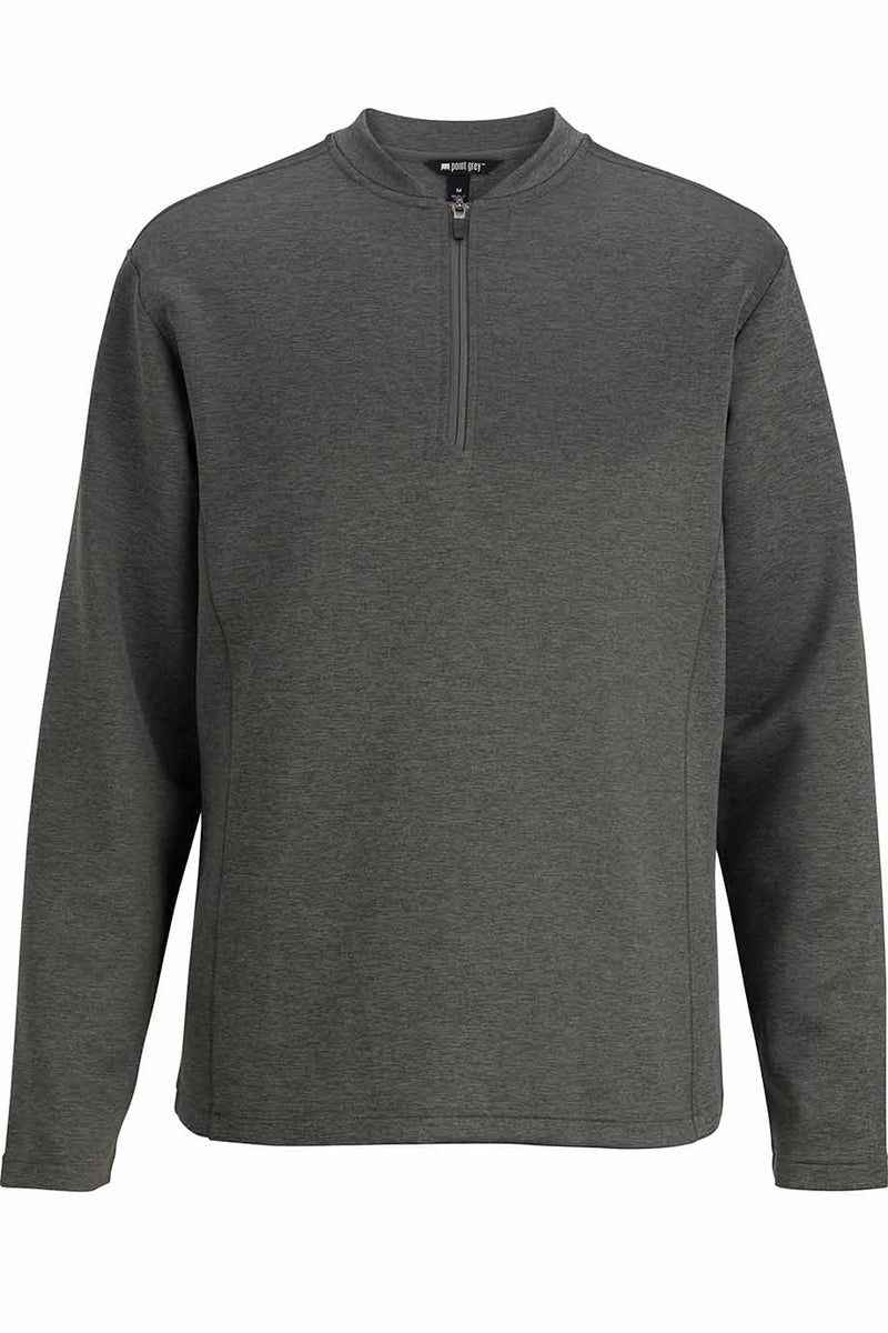 EDWARDS POINT GREY MENS QUARTER ZIP