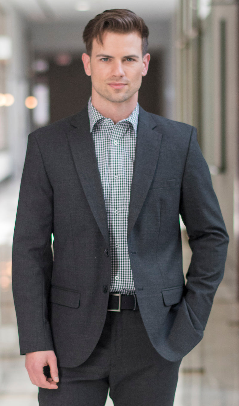 EDWARDS SIGNATURE MENS TAILORED SUIT COAT