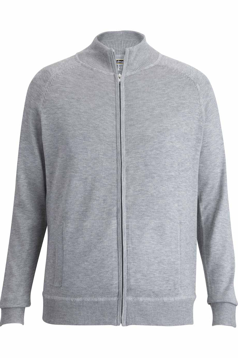 EDWARDS ACRYLIC BLEND UNISEX SWEATER JACKET