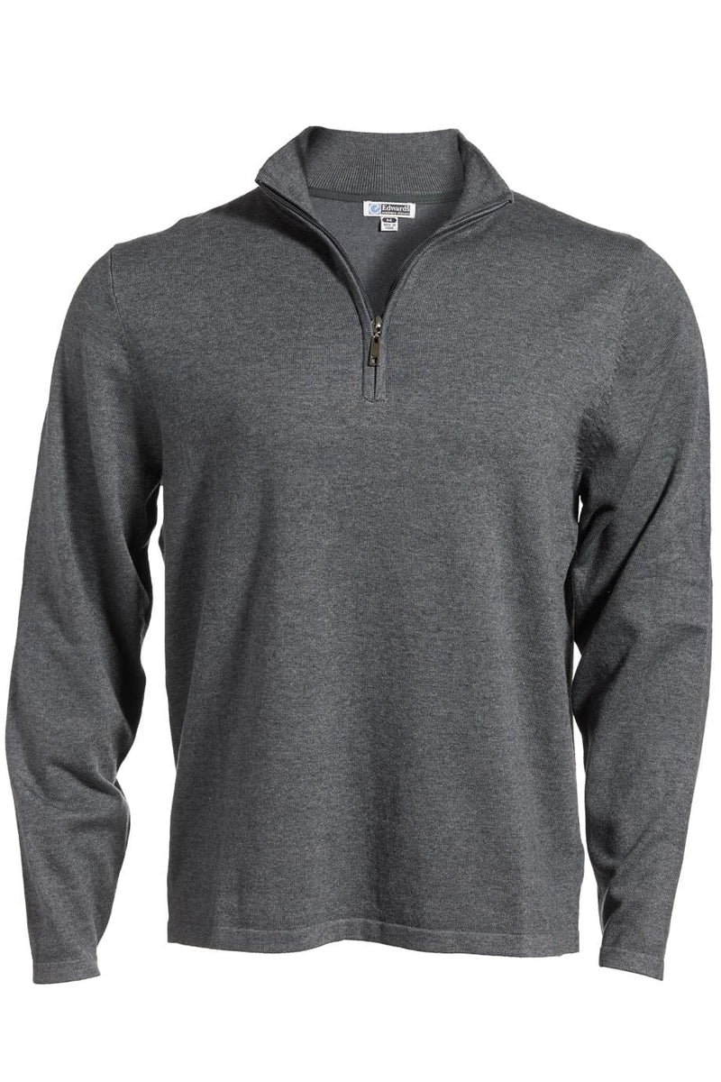 EDWARDS TRI BLEND UNISEX 1/4 ZIP SWEATER