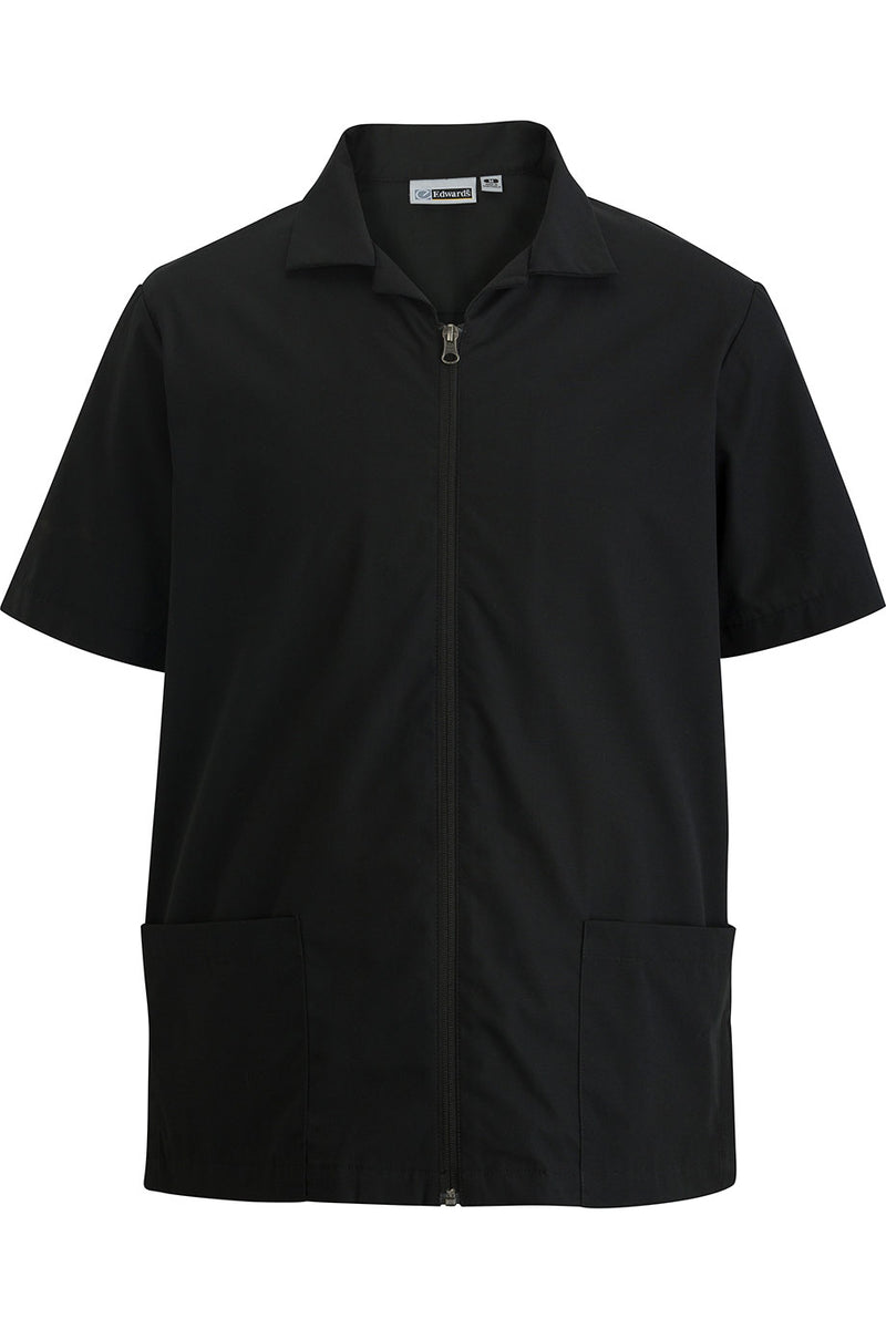 EDWARDS ESSENTIAL MENS ZIP FRONT SHIRT