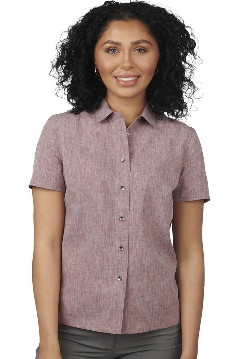 EDWARDS MELANGE LADIES CAMP SHIRT