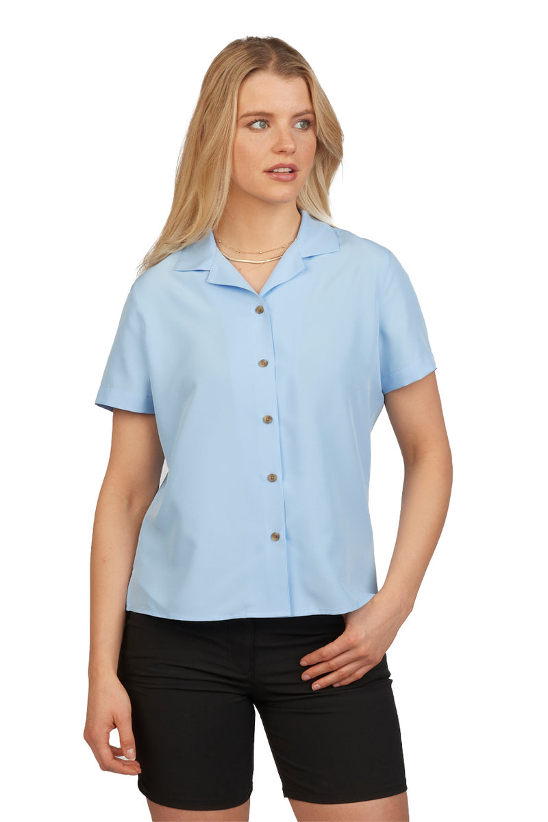 EDWARDS CAMP COLLAR LADIES BLOUSE