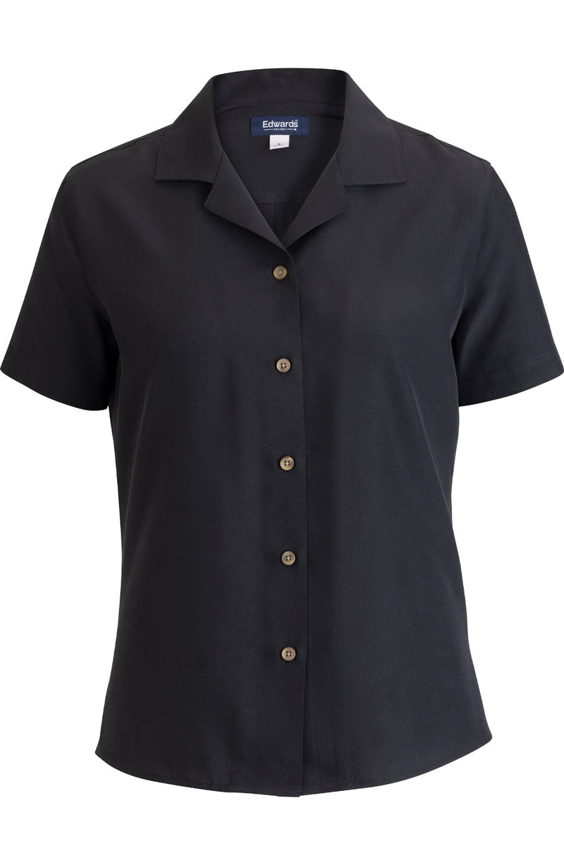 EDWARDS CAMP COLLAR LADIES BLOUSE