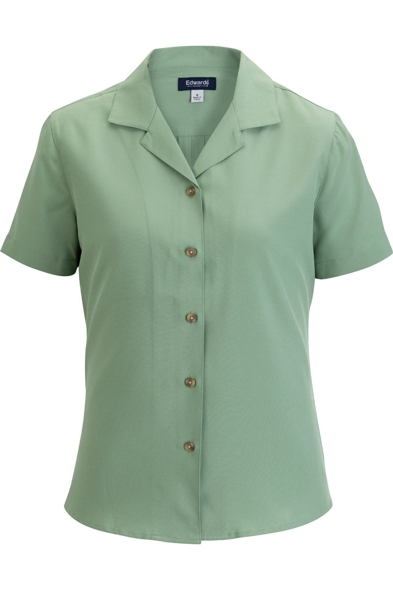 EDWARDS CAMP COLLAR LADIES BLOUSE