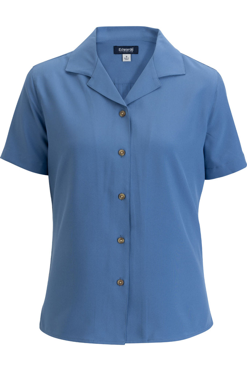 EDWARDS CAMP COLLAR LADIES BLOUSE