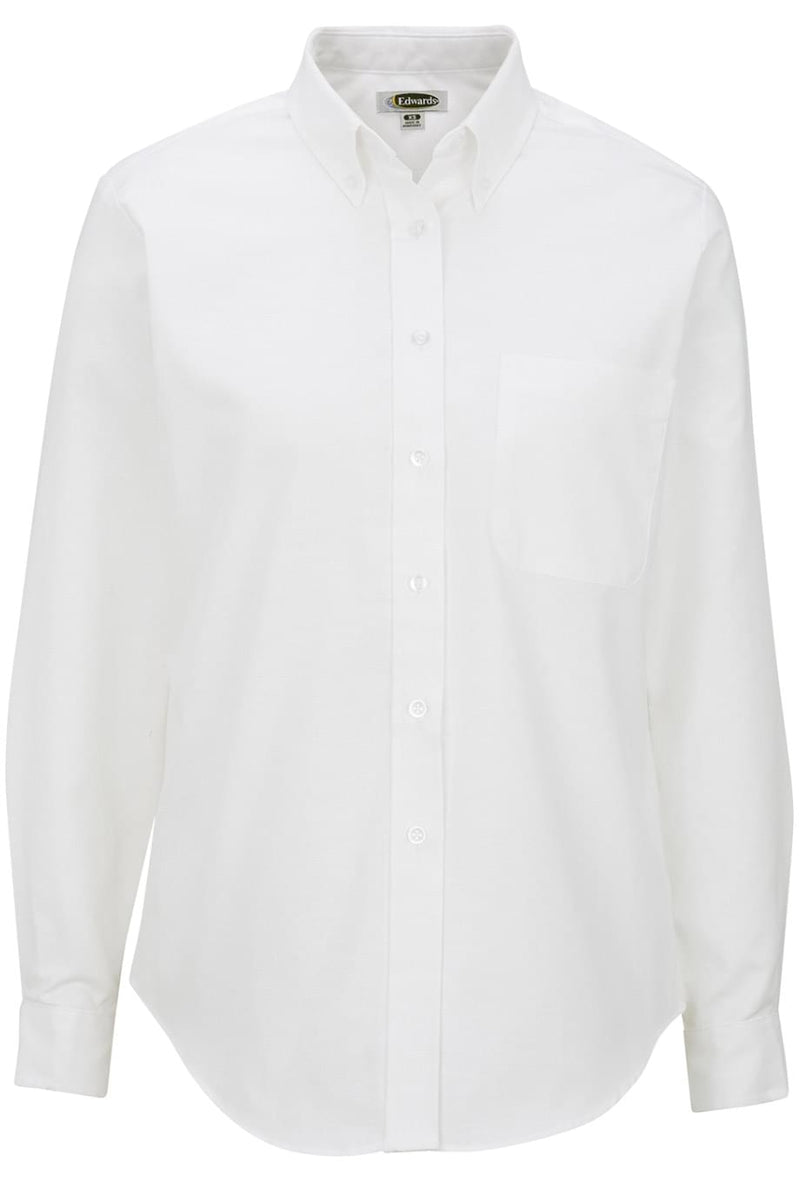 EDWARDS EASY CARE OXFORD LONG SLEEVE LADIES SHIRT