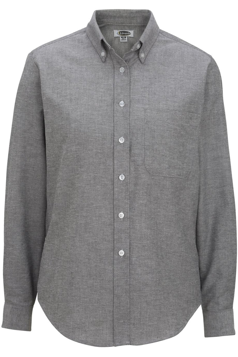 EDWARDS EASY CARE OXFORD LONG SLEEVE LADIES SHIRT